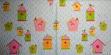 015 Vogelhäuschen - 3-ply (blue)