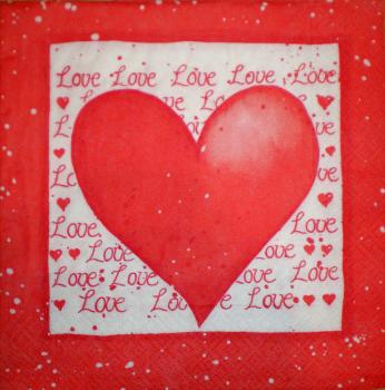 023 Heart / Hearts - 3-ply - Herlitz