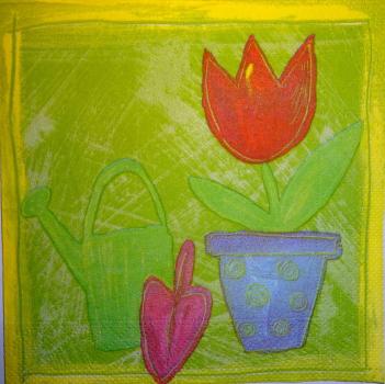 074 Tulpen - 3 lagig