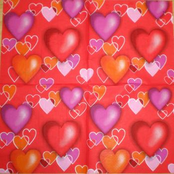 030 Heart / Hearts - 3-ply