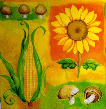 083 Sonnenblumen - 3-lagig