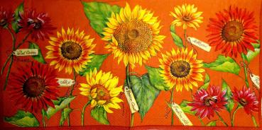 088 Sunflowers - 3-ply (rust) - Ihr
