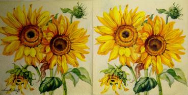 097 Sunflowers - 3-ply - Home Fashion - Annett Wolf
