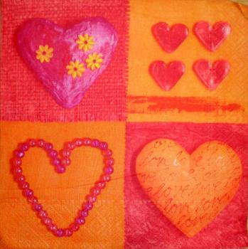 036 Heart / Hearts - 3-ply - Andrea Tilk