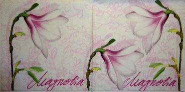 012 Magnolias - 3-ply - Paper Design