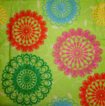 074 Pattern - 3-ply (grün)