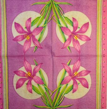 126 Lilies - 3-ply (pink) - CS