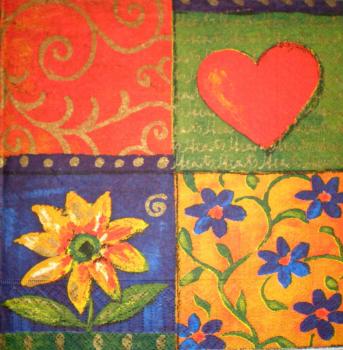041 Heart / Hearts - 3-ply - Duni
