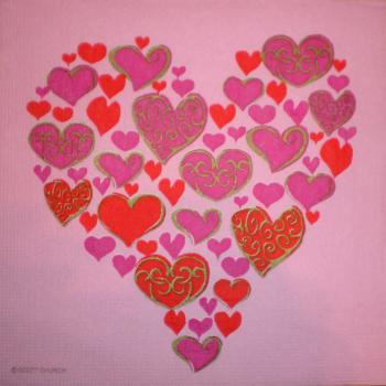 046 Heart / Hearts - 3-ply - Scott Church