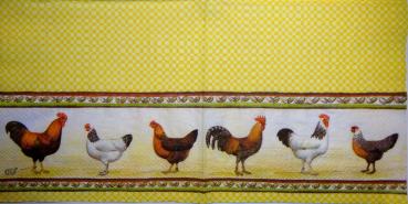 020 Rooster,  Hen - 3 ply - (yellow) -Ihr