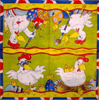 024 Rooster,  Hen - 3 ply - Vielseidig