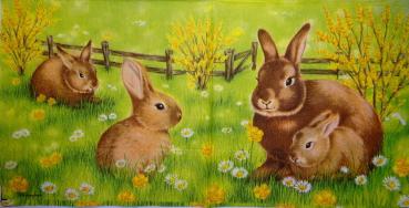 006 Rabbits:  natürlich - 3 ply - Ambiente