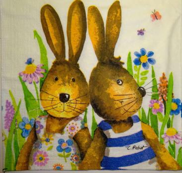 017 Rabbits:  unnatürlich - 3-ply - ppd - C. Papst