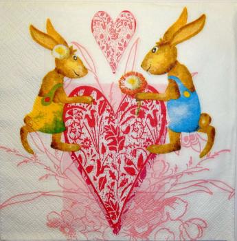 024 Rabbits:  unnatürlich - 3-ply - Paper Design