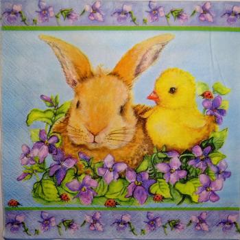 027 Rabbits:  natürlich - 3-ply