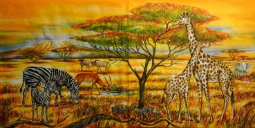 139 Tiere Afrika: Diverse - 3-lagig - Daisy