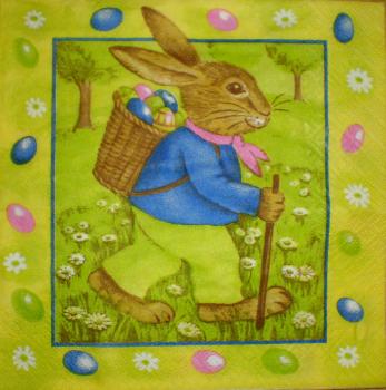 065 Rabbits:  unnatürlich - 3-ply (grün/blau) - Ti-Flair