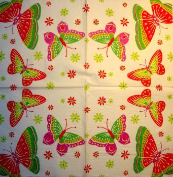 097 Schmetterlinge - 3 lagig
