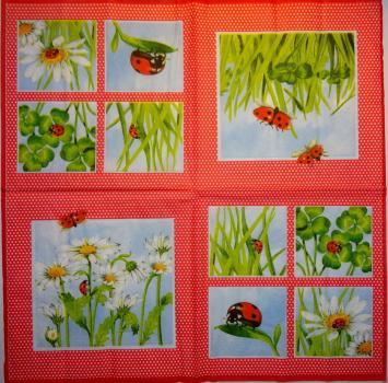033 Marienkäfer - 3-ply  (red) - Nouveau