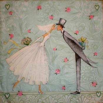 009 Hochzeit - 3-lagig - Paper Design - geprägt