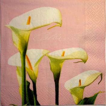 018 Calla - 3-lagig (rosa) - Paper Design