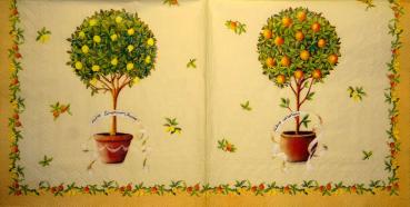 061 Lemons,  Oranges - 3-ply (yellow) - Ihr