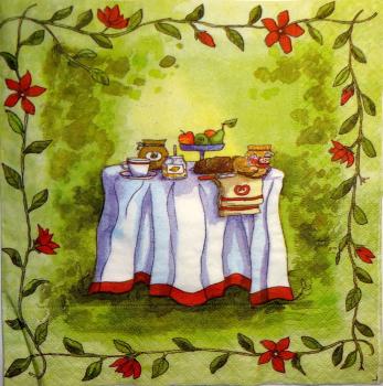 058 Dishes - 3 ply - Madame est Servie