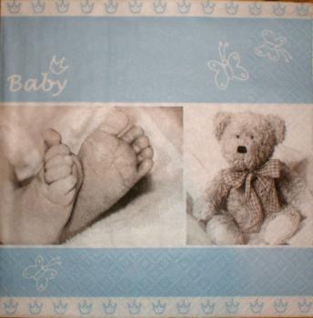 017 Baby - 3-ply (blue) - Home Fashion