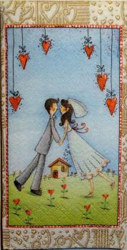 042 Wedding - 4 ply - Paper Design Handkerchief