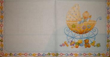 022 Baby - 3-ply (blue) - Paw