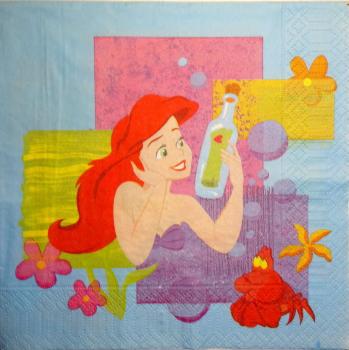 154 Mädchen - 3 ply - Disney - Ariel