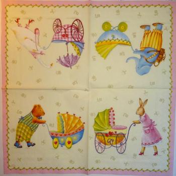 040 Baby - 3 ply (cream/pink) - Ihr