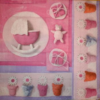 025 Baby - 3-ply - pink