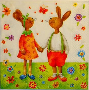 050 Rabbits:  unnatürlich - 3-ply - Paper Design