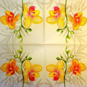 110 Orchideen - 3 lagig