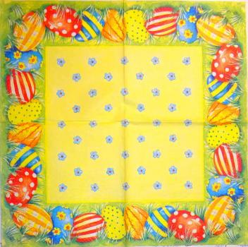 066 Eggs,  Easter Eggs - 3 ply (yellow)
