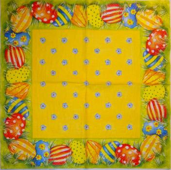 066 Eier, Ostereier - 3 lagig (orange) - Susy Card