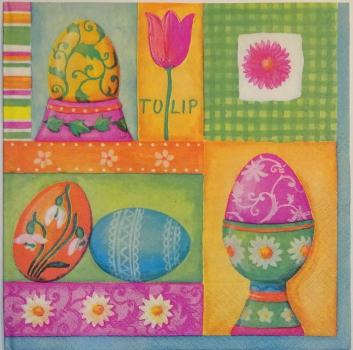 068 Eggs,  Easter Eggs - 3 ply