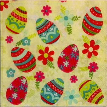 076 Eier, Ostereier - 3 lagig - CS