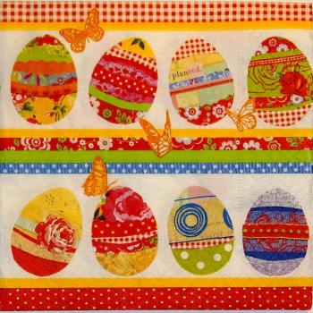 077 Eier, Ostereier - 3 lagig - CS
