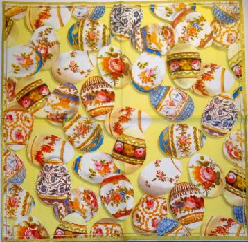 078 Eggs,  Easter Eggs - 3 ply (cream) - Ihr
