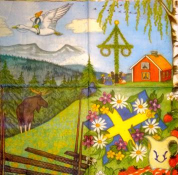 096 Bekannte Figuren - 3-lagig - Nils Holgerson - LIAB