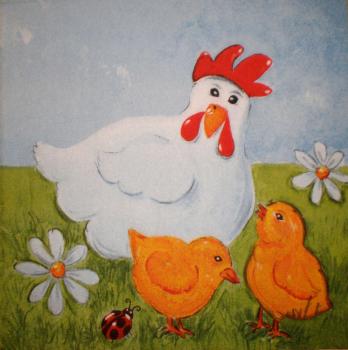 030 Hahn, Huhn - 3-lagig