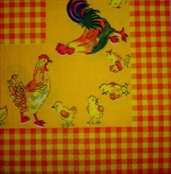 042 Hahn, Huhn - 3-lagig
