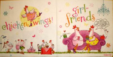 051 Hahn, Huhn - 3-lagig - Chickenwings - Ambiente