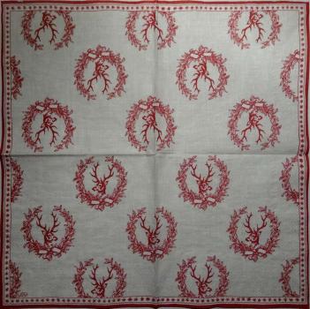 177 Deer - 3-ply (red) - Ihr