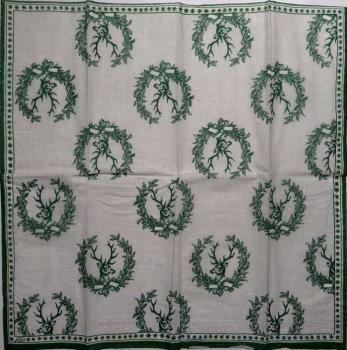 177 Deer - 3-ply (grün) - Ihr - Handkerchief