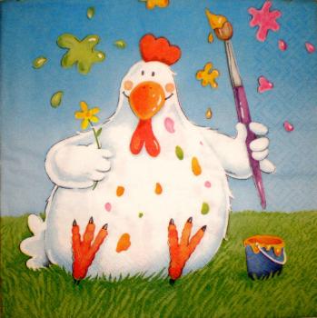 072 Rooster,  Hen - 3-ply - Ti-Flair
