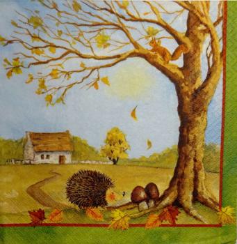 062 Tiere Herbst - 3-lagig - Atelier