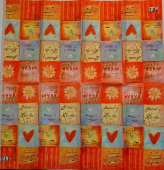 109 Herz / Herzen - 4-lagig - Sniff - C.Pabst - Taschentuch